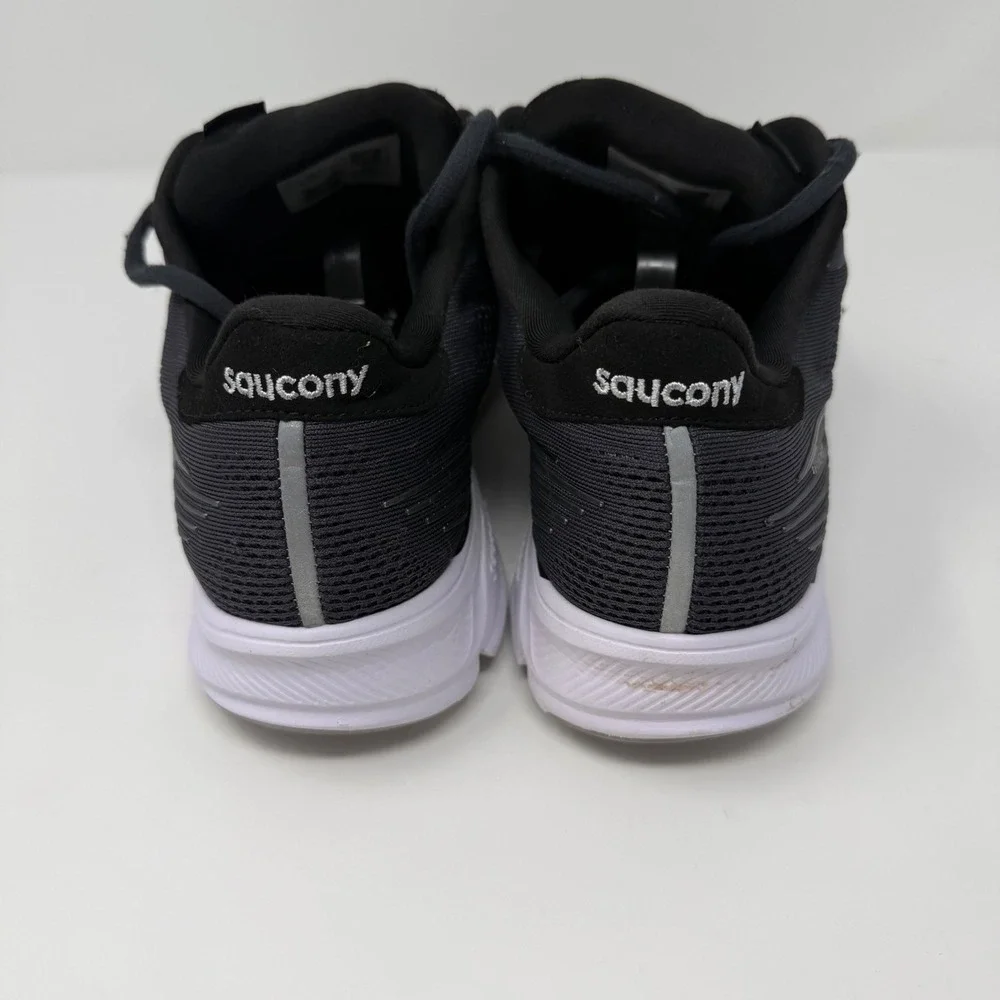 Saucony Ride 15 Mens Running Shoes Dark Gray Athletic Sneakers‎ Size 9.5 W Flaw